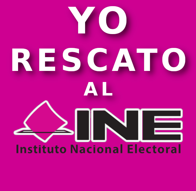 Yo Rescato al INE ...
~
... del la corrupción en la que está metido !!!
~
~