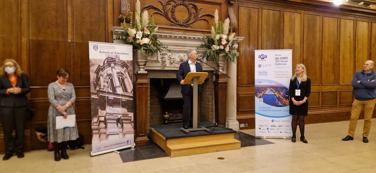 Delighted to kick off the #AEAe2022 event at <a href="/tcddublin/">Trinity College Dublin</a>. #aied #assessment #adaptivelearning