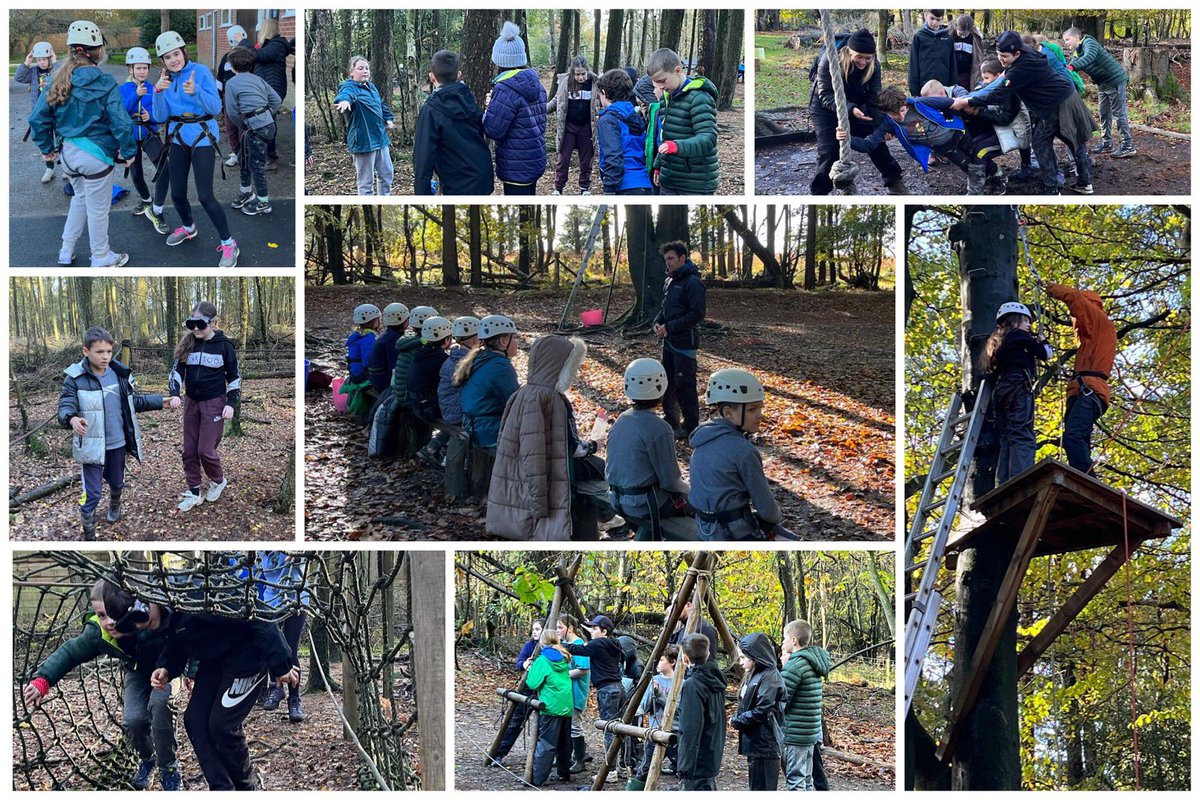 More photos from a day of pioneering, zip wire &amp; team building! #teamwork #outdoorlearning #AshdownForest
