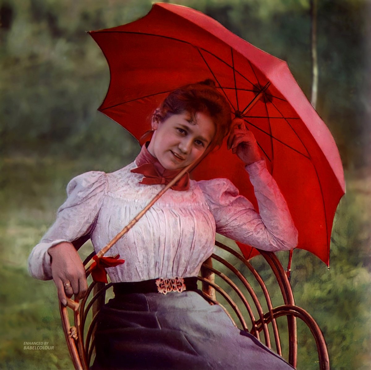 Today I'm taken you even further back than usual, to before the birth of autochromes: Amazingly, this vibrant enhancement is over 120 years years old. It was taken using a 3-colour process by Dr. Adolf Miethe in Germany, in 1902. It was taken in colour and isn't colourised.