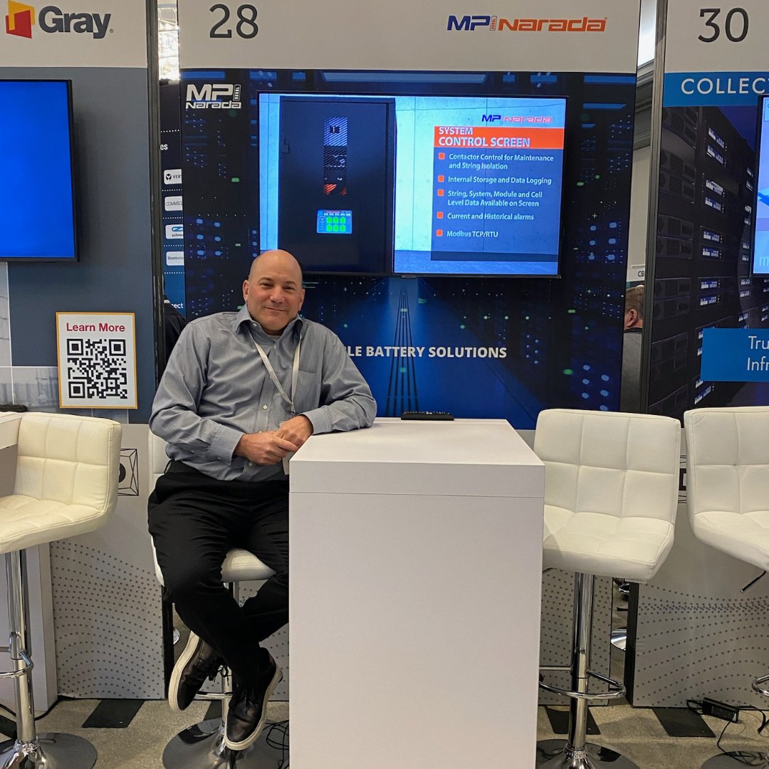 We were pleased to attend and be a sponsor of this week's #DCDConnectLive Virginia! We enjoyed connecting with folks and look forward to speaking further about reliable #DataCenter battery solutions.

(Pictured: MPINarada Director of Major Accounts Tom Genzale)

<a href="/dcdnews/">DCD</a>