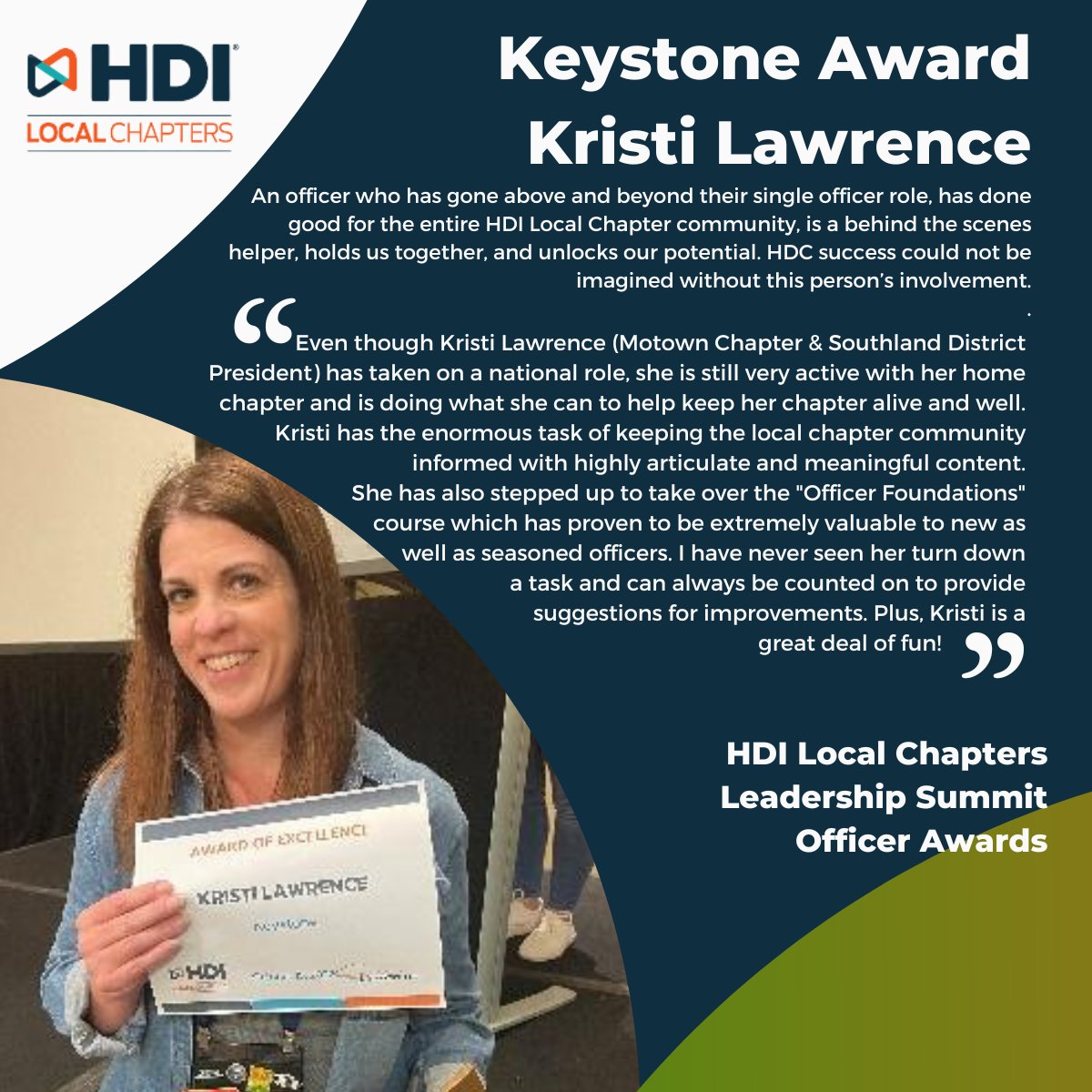 HDI Local Chapters tweet media