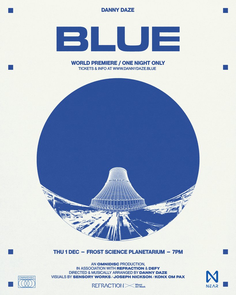 irl_energy's tweet photo. One night only! 12/01/22 🎆

🧿@DannyDaze at @FrostScience Planetarium 
🧿 A highly-anticipated immersive visual experience 💫
🧿 In partnership with @NEARProtocol 
🧿More info ➝ https://t.co/0IeB0cVWAV https://t.co/iKC4m7ubpg