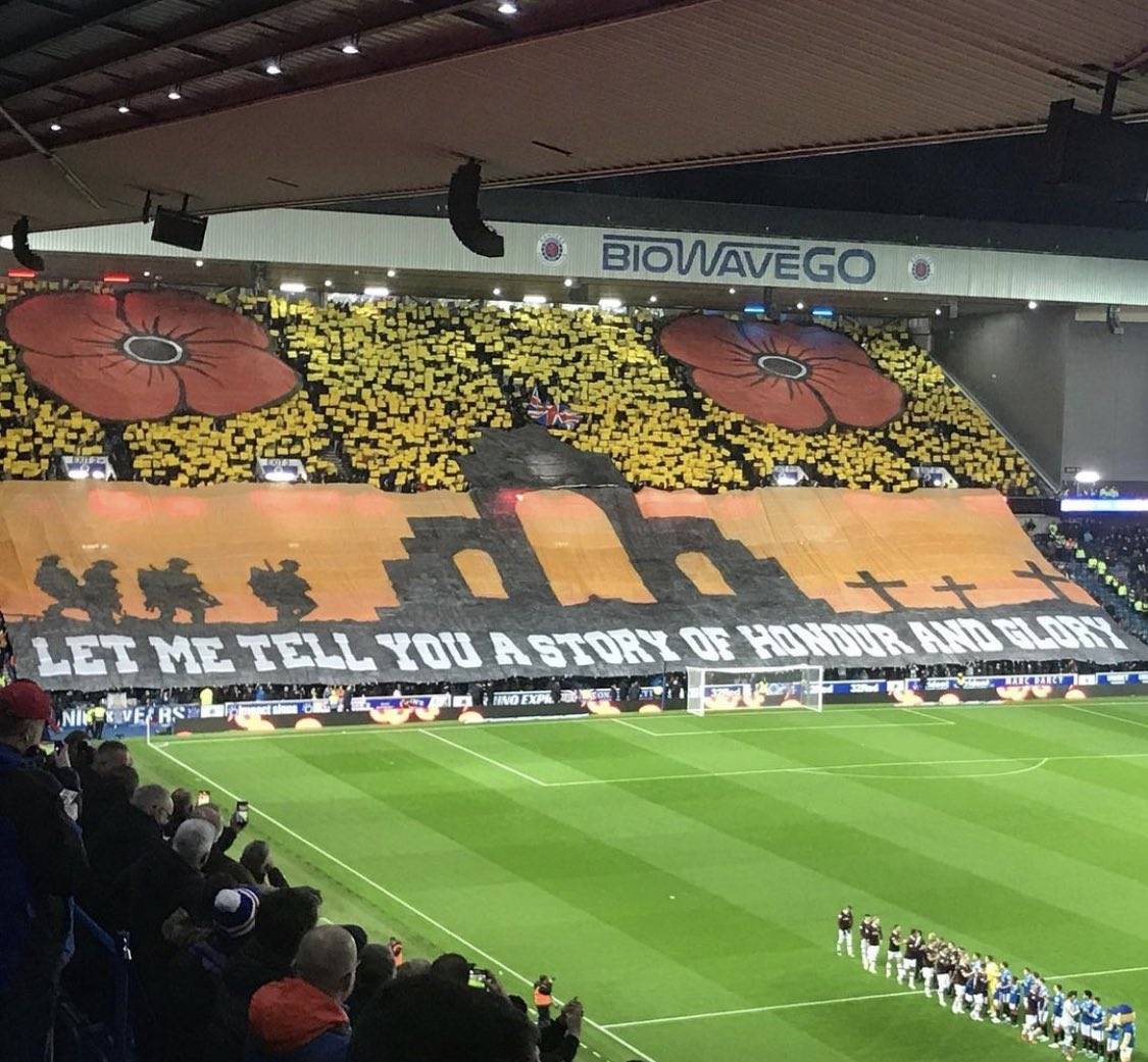Rangers FC & Linfield FC on Twitter "Rangers display at Ibrox tonight
