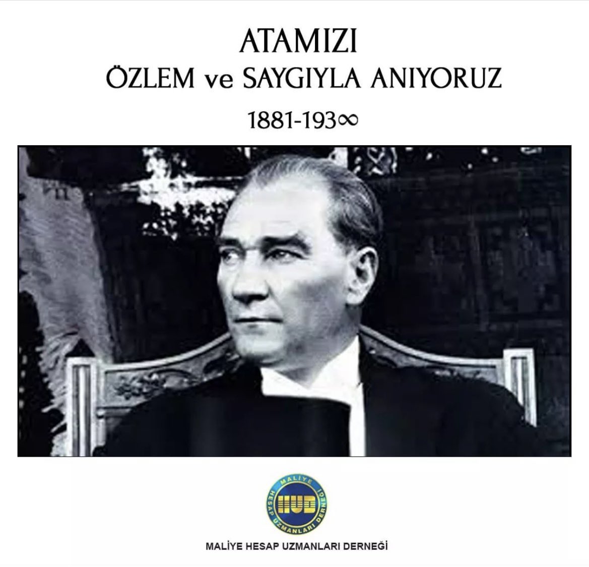 Özlem, minnet ve saygıyla anıyoruz… #10Kasim #Ataturk