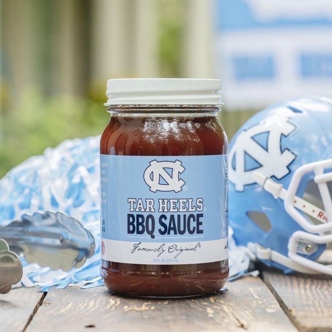 It doesn't get more local than Cackalacky Barbecue sauce AND UNC Tar Heels. Combine them in one delicious sauce? Local heaven! Add yours to your Southern Season order today. 🐐💙