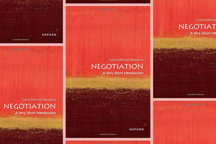 AmLawInst's tweet photo. .@CMenkelMeadow is the author of ‘Negotiation: A Very Short Introduction,” a book discussing different approaches to negotiation. https://t.co/4uIhAqtyIj https://t.co/e9vZOnrW8Y
