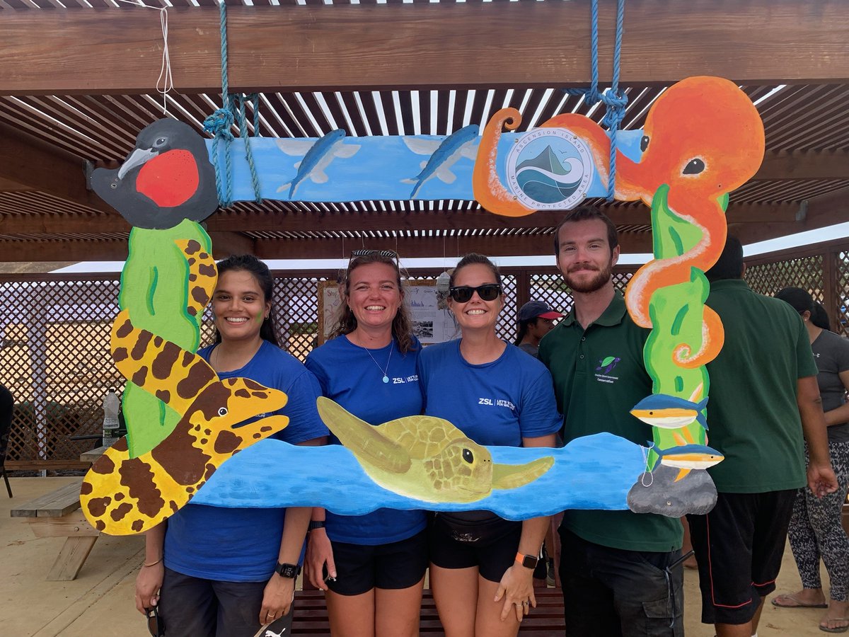 The team are now back in the UK after a successful trip working with <a href="/AIGConservation/">Ascension Conservation</a> in #Ascension. A *huge* thanks to everyone who gave up their time to speak and meet with us. 

Over the next few weeks will be compiling and sharing everything we have learnt - stay tuned 🌊