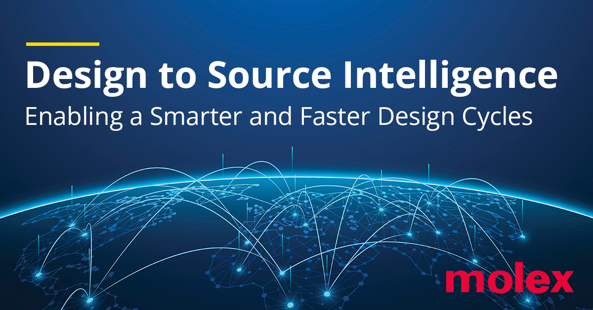 Molex is partnering with <a href="/Supplyframe/">Supplyframe</a> to deploy their Design-to-Source Intelligence suite, which will enable the enhancement of existing business and new product development supplier interactions under a single digital platform. 

Learn more. 👇
bit.ly/3ToA8wD