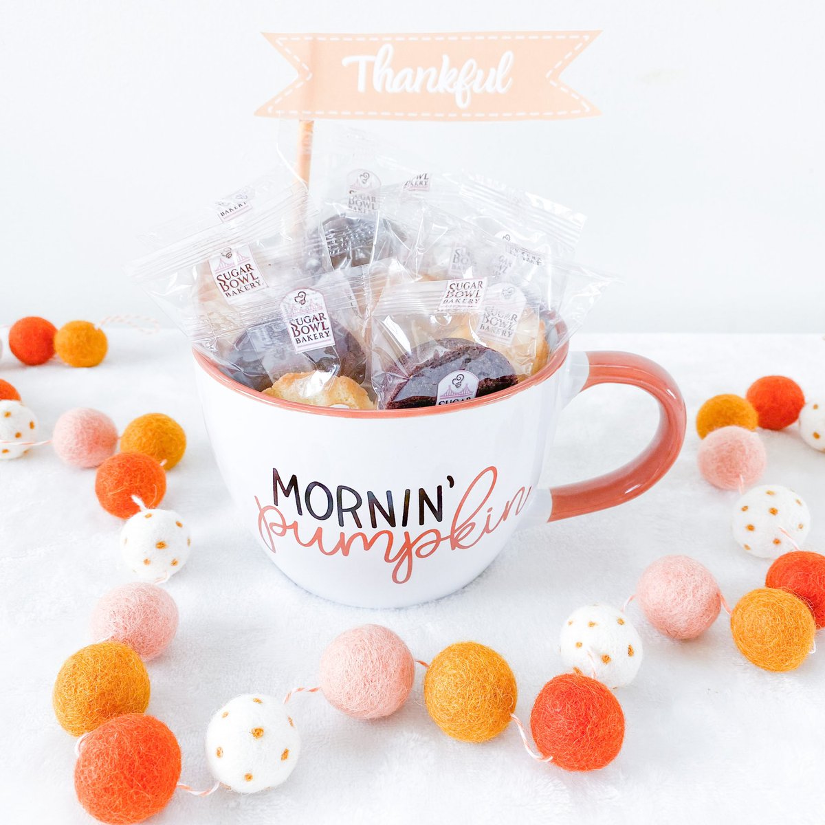 Individually wrapped Brownie Bites and Madeleines make them easy to share! Add to holiday gifts for friends and family.