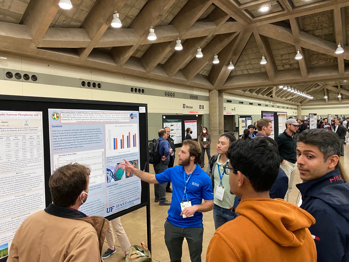 UFSustainableAg's tweet image. We came, we presented, we are exhausted….#asa2022 @EvergladesREC @ErecStudent @SoilWaterSci