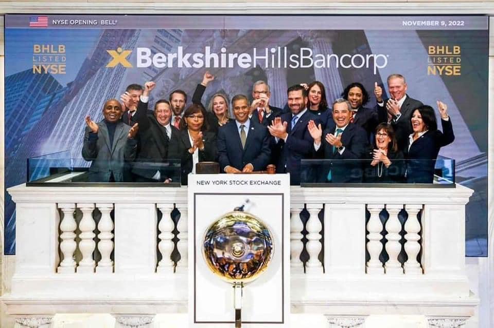 It was exciting to see the @BerkshireBank team ring the opening bell at the @NYSE I’m proud to celebrate the milestone with all our colleagues, customers and communities. #WhereYouBankMatters #whereyouworkmatters
