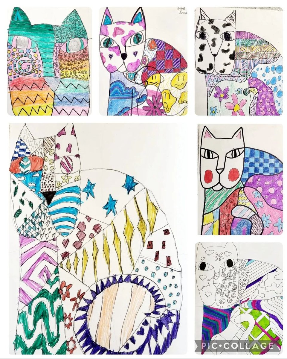 1p4 have been making great progress with their Laurel Birch inspired artwork! #laurelbirch