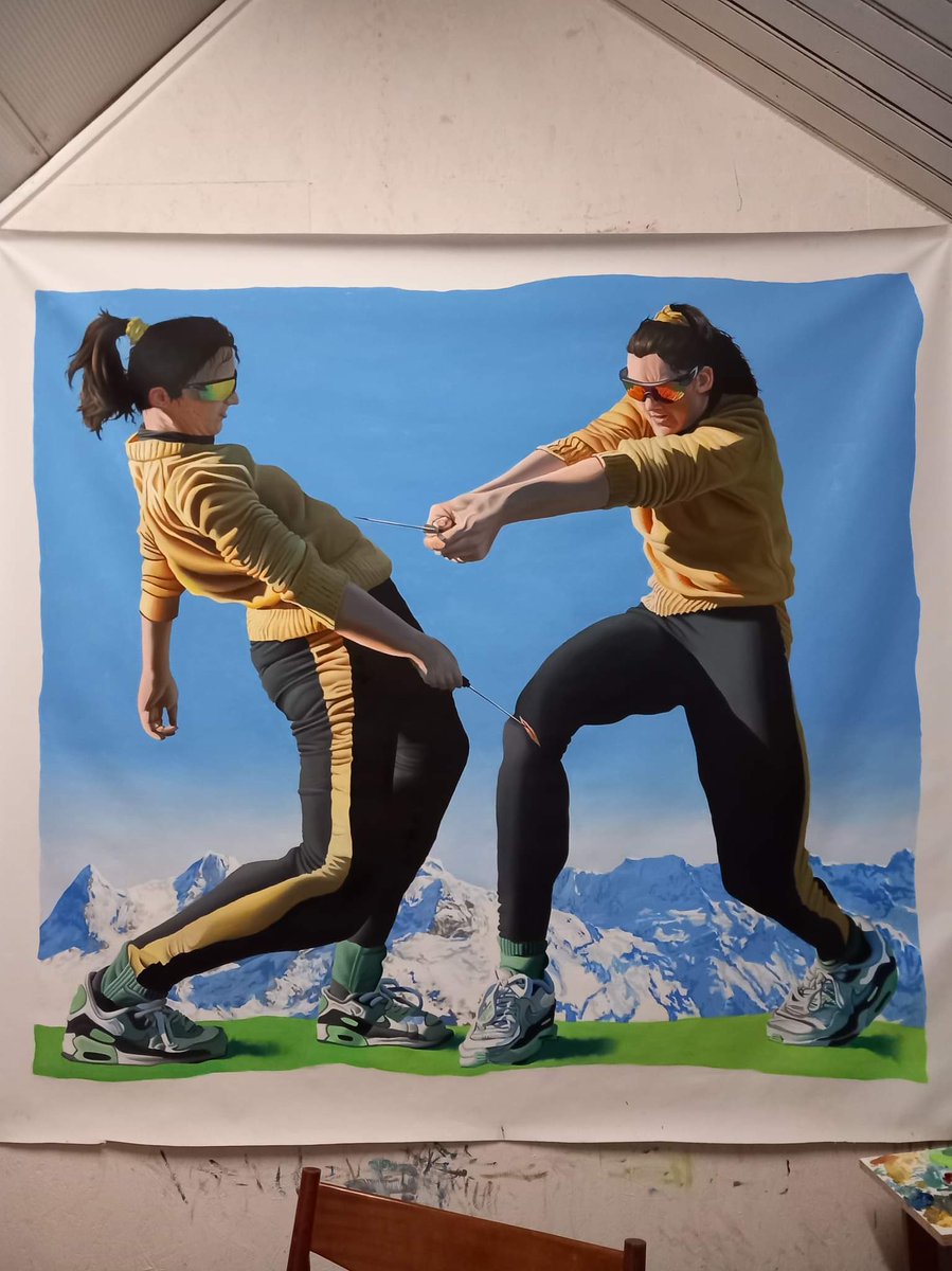 Schilderij van mijn petekind Felix Baele. ⁦<a href="/filletk/">Koen Fillet</a>⁩ ⁦<a href="/studio_caro/">Caro</a>⁩