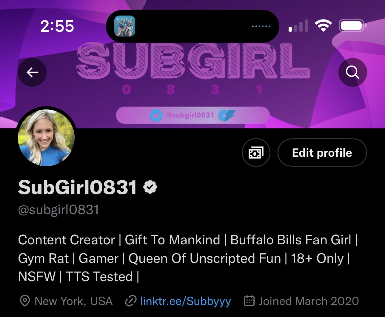 SubGirl0831 on Twitter "We got a checkmark now🥰 https //t.co