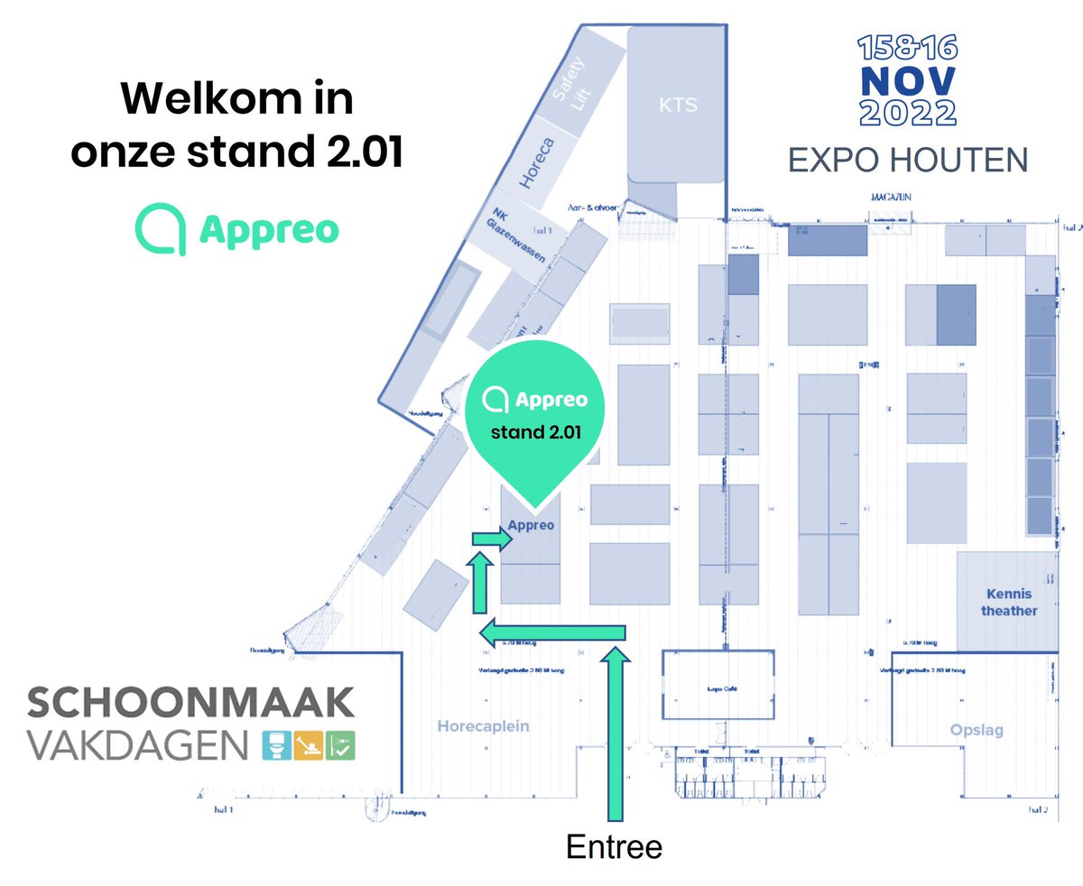 Appreo2's tweet image. Nog een paar dagen en dan is het zover, de #schoonmaakvakdagen. Maar waar vind je ons gezellige Appreo team? Check⬇️ Nog een gratis toegangskaart nodig? Vraag deze dan hier aan: bit.ly/3EiqFlZ