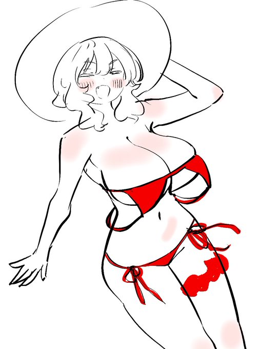 WIP

逆さビキニ美少女描いてしまった 