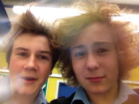On this day 10 years ago we were 
fucking around in science class! 🤣Oh how times fly! #band #school #10yearsago #music #boyz #Manchester #indie #rock #nothingschanged