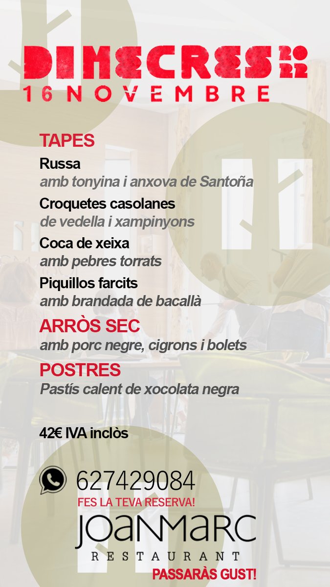JOAN MARC RESTAURANT tweet media