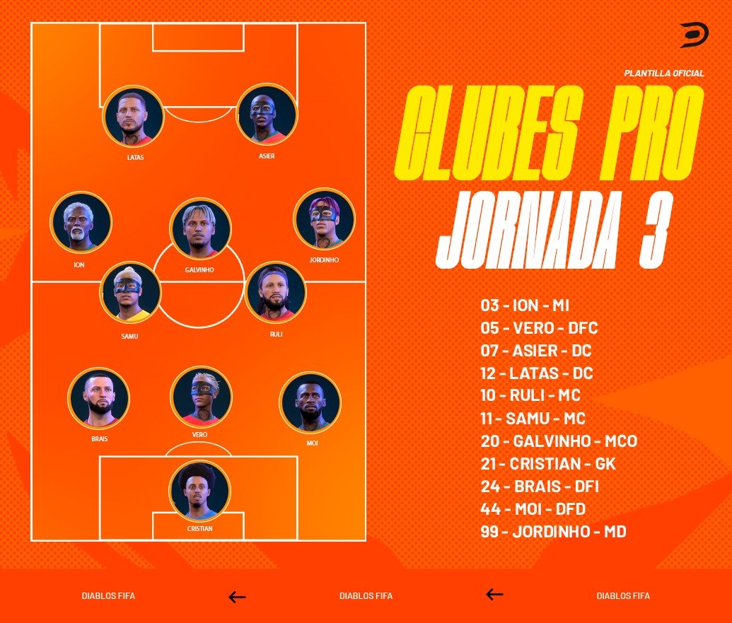 XI INICIAL #HOYJUGAMOS 💥