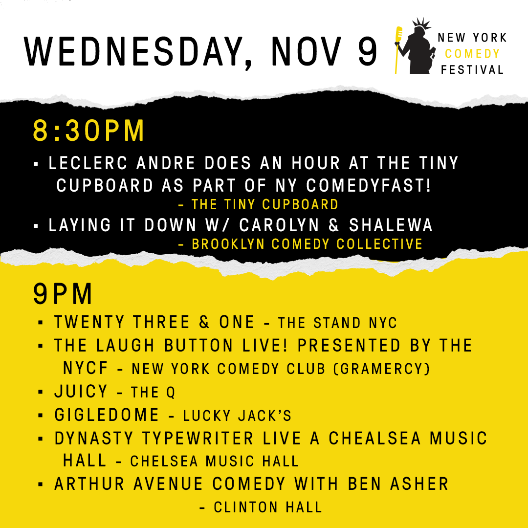 nycomedyfest's tweet photo. We're keeping it going tonight with shows from @jennyslate , Kiki  Funny Mama's Night Out, Would You Bang Him? and Zach Zimmerman: We Need To Talk! #makeNYlaugh https://t.co/N5itAXexvf https://t.co/hWVgr84Nla
