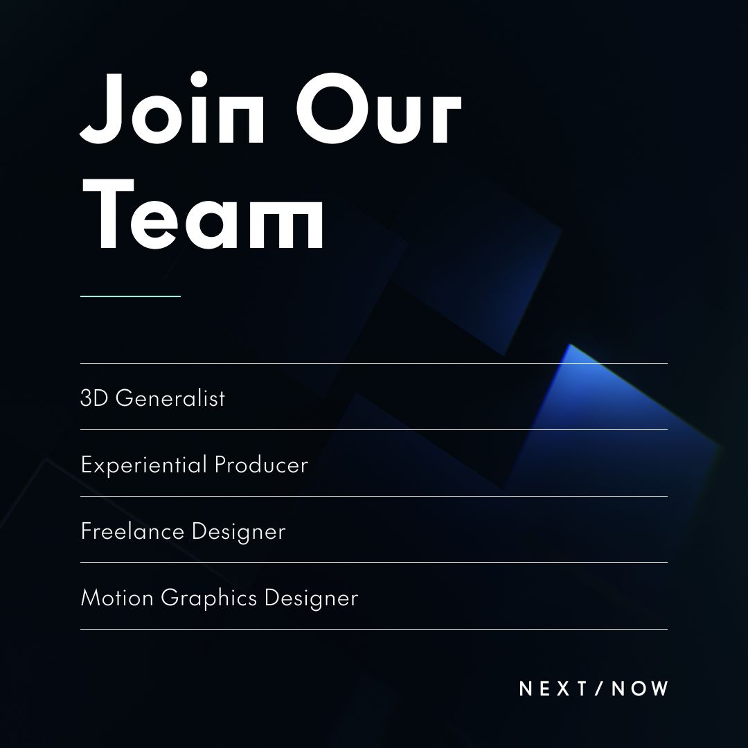 . @NextNowAgency is #hiring! “We offer an inclusive, flexible, and rewarding work experience that empowers you with the tools to realize your best ideas, and the support to help you take the next step in your career.” Apply: nextnowagency.com/careers