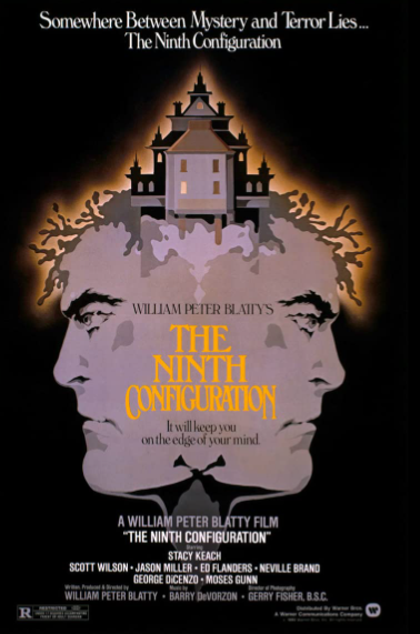 FilmsQuirky's tweet photo. Nov 10: Marines
#Bales2022FilmChallenge #FilmTwitter 📽️🎬 @bales1181 
#TheNinthConfiguration (1980)
A former marine arrives at a mental asylum housed in a remote castle to run it and attempts to rehabilitate the patients.
#StacyKeach #ScottWilson #JasonMiller #WeirdFilm 
[3/3] https://t.co/IstbMWWbJt