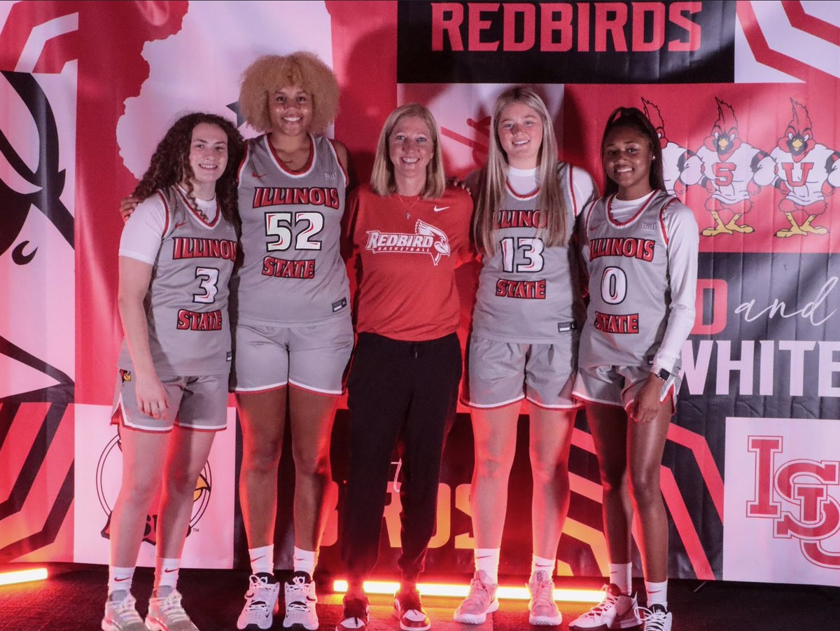 Illinois State Women’s Basketball (@redbirdwbb) on Twitter photo #NSD22 was a huge success for the Redbirds, adding a quartet of high talent to ISU WBB.
🏀 <a href="/Brookecoffeyy/">Brooke Coffey</a>
🏀 <a href="/molly_lenz3/">Molly Lenz</a>
🏀 <a href="/SavannahMcgow23/">Savannah McGowan</a>
🏀 <a href="/shannonsimoneee/">Shannon Dowell</a>
🔗: bit.ly/3tgzeaF #NSD22 was a huge success for the Redbirds, adding a quartet of high talent to ISU WBB.
🏀 <a href="/Brookecoffeyy/">Brooke Coffey</a>
🏀 <a href="/molly_lenz3/">Molly Lenz</a>
🏀 <a href="/SavannahMcgow23/">Savannah McGowan</a>
🏀 <a href="/shannonsimoneee/">Shannon Dowell</a>
🔗: bit.ly/3tgzeaF