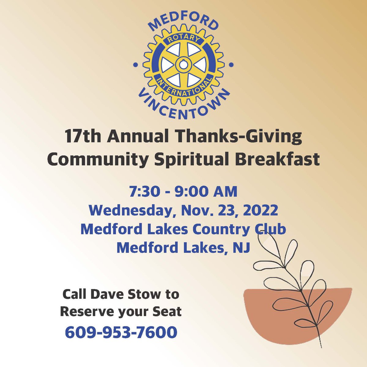 Medford Vincentown Rotary Club tweet media