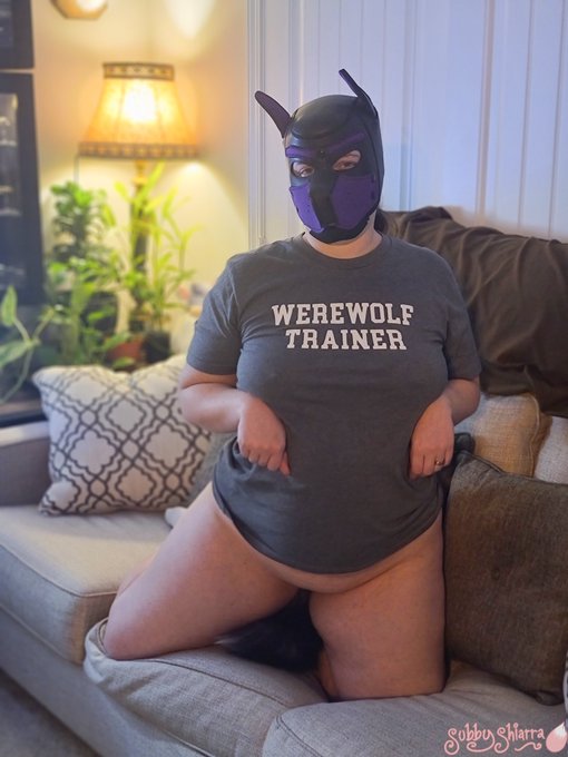 I'm a fantastic werewolf trainer! Certified and everything!  Part of a mini photoshoot &amp; clip set that