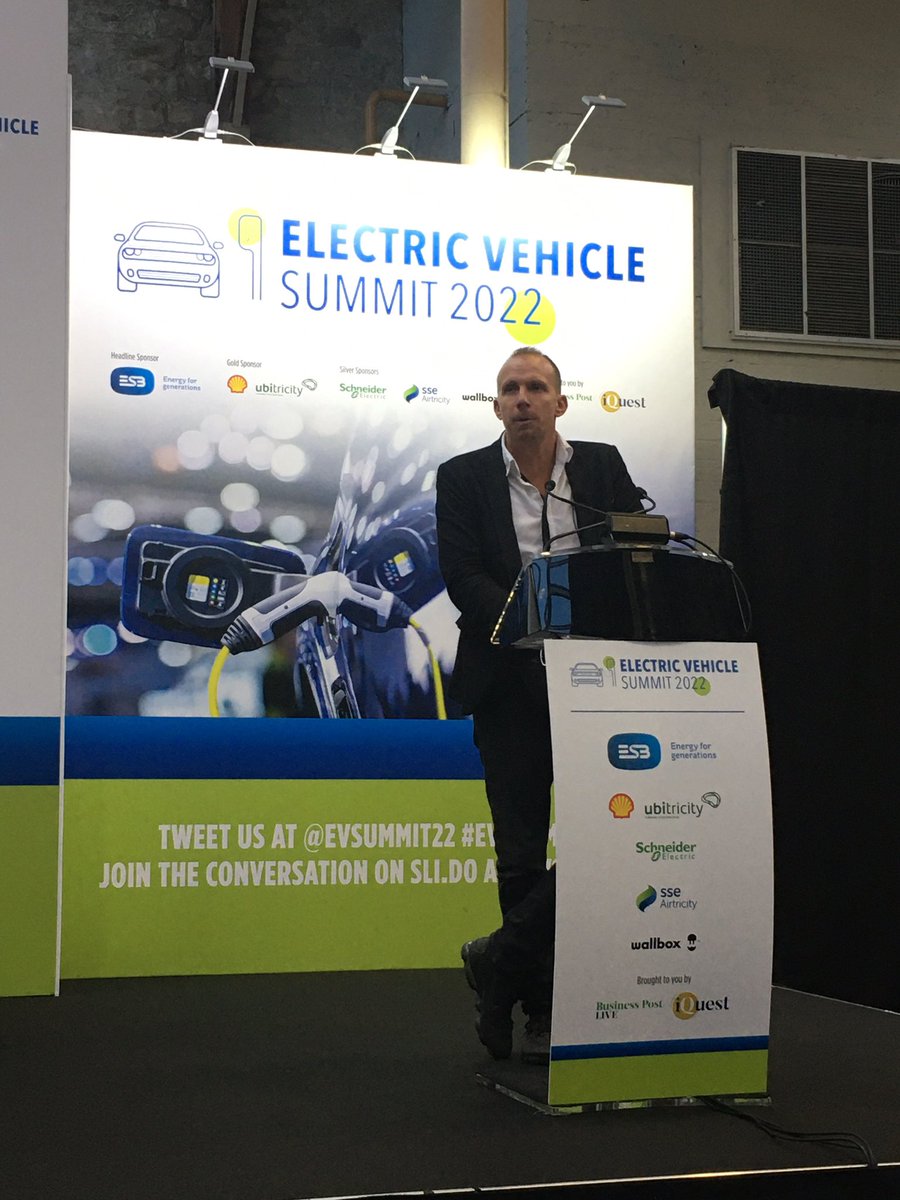 nextecocar's tweet photo. Great to see @FullyChargedDan talking at @EVSummit22 in #Dublin today ⚡️🔌🔋 #EVSummit22 #EVs #sustainablemobility https://t.co/NDGJg6gKso