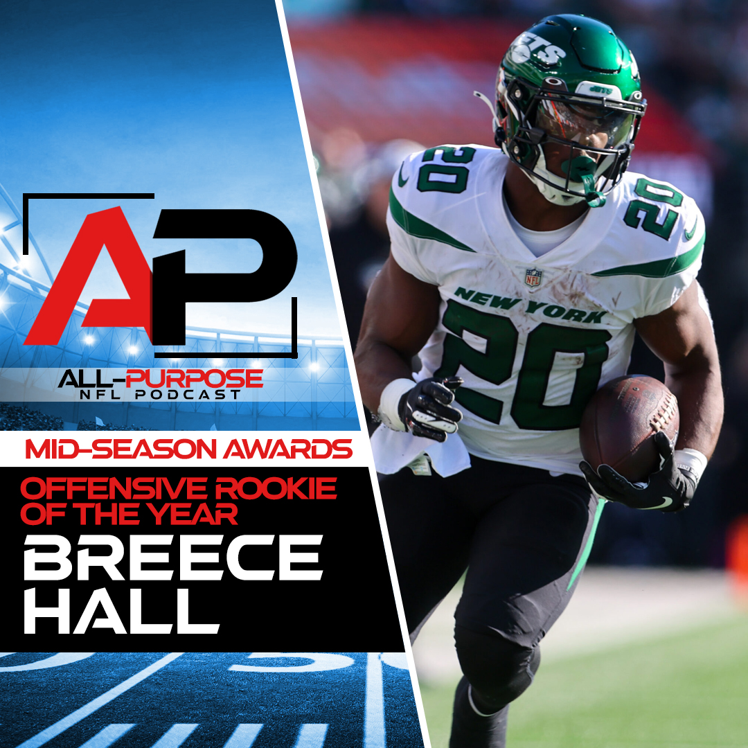 #MidSeasonAwards
Offensive Rookie of the Year - @nyjets RB @BreeceH