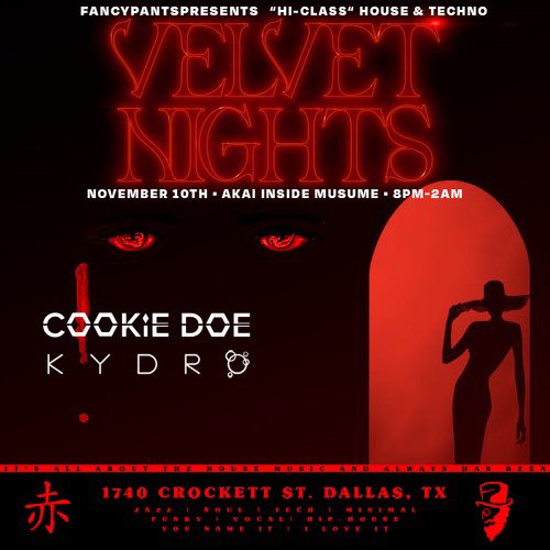 Who’s getting funky with us for the first Velvet Nights on Thursday??