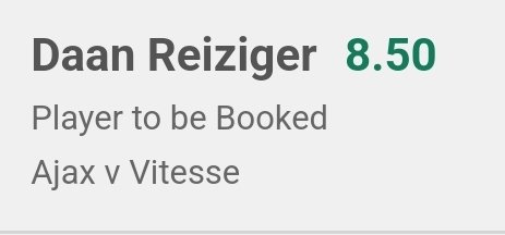 wizard_season's tweet image. Stake 0.25% (low)

Netherlands Eredivisie

Vitesse goalkeeper will be expected to waste time now.