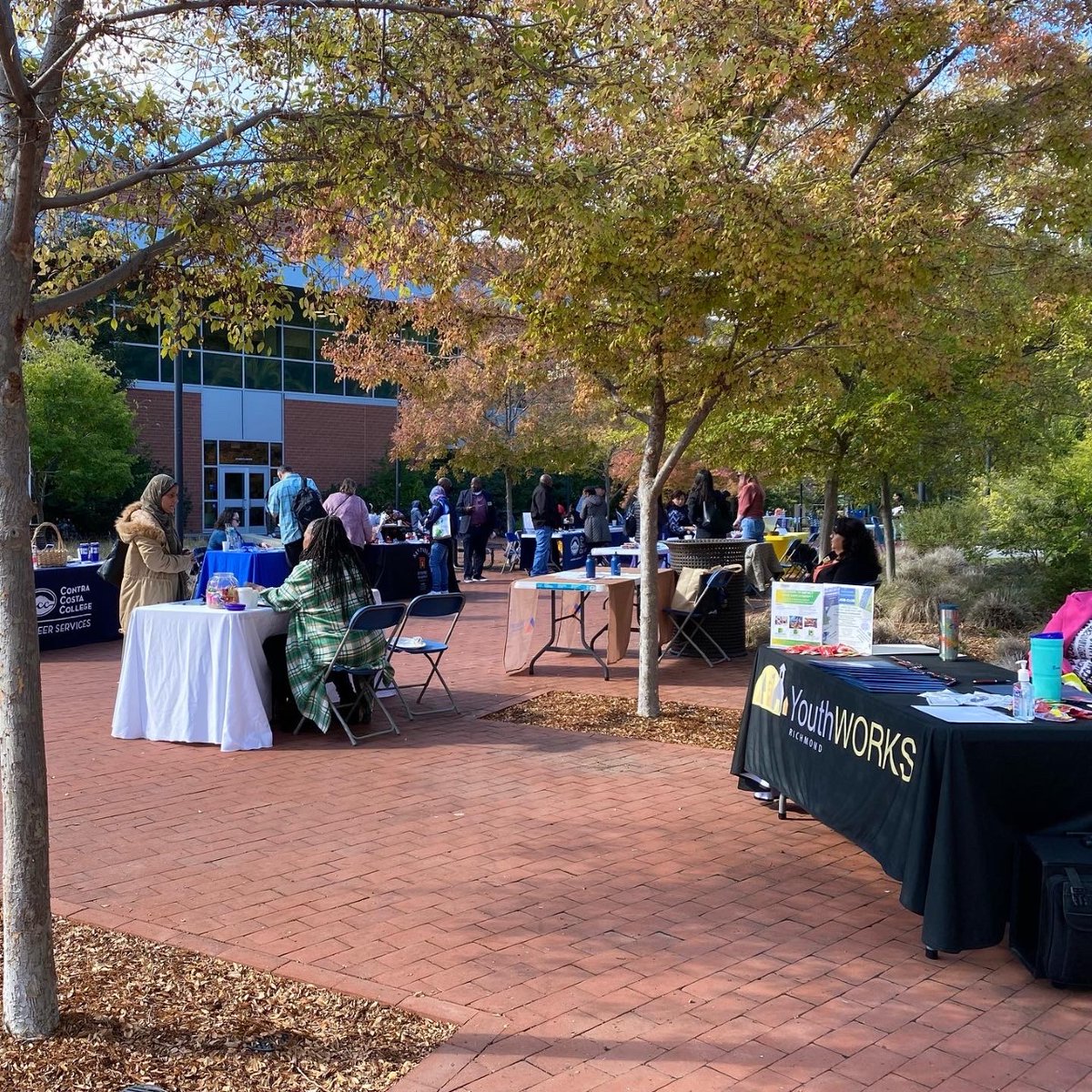 CCC is a buzz today with local employers at the Manufacturing and Logistics Job Fair in partnership with the Richmond Workforce Development Board and City of Richmond. Stop by the college plaza to connect with employers & learn all about job opportunities, now until 2pm.