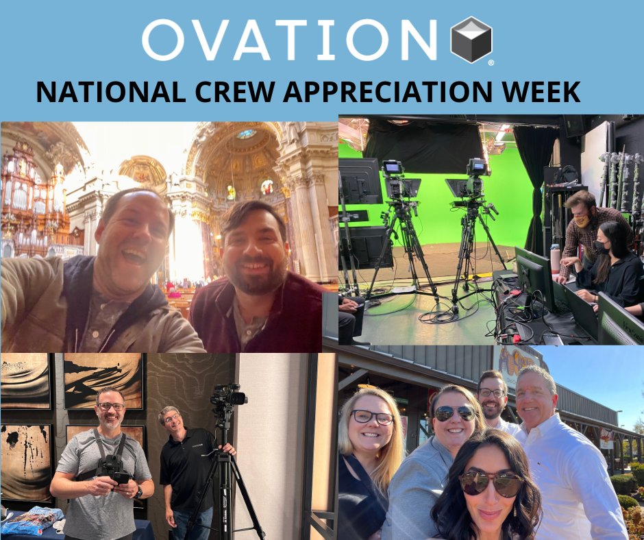 OvationEventsUS's tweet image. Happy #NationalCrewAppreciationWeek! Thank you to all #TeamOVATION crew members for always performing their best to make events come to life. 
#eventprofs #showready