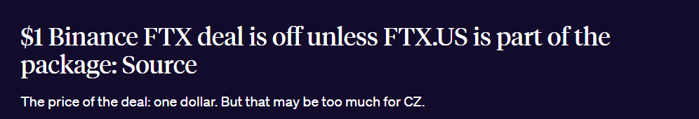 FTX was worth $32B three days ago.

Today it's worth $1.