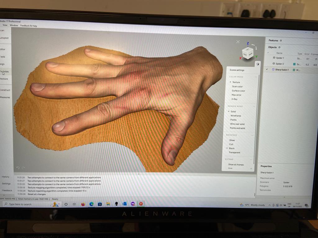 Great 3D scanner demo today with <a href="/Europac3d/">Europac3D</a> Get in touch if you want any information #3D <a href="/BL_LTHTR/">LTHTR Blended Learning</a> <a href="/LancsHospitals/">Chorley & Royal Preston</a>