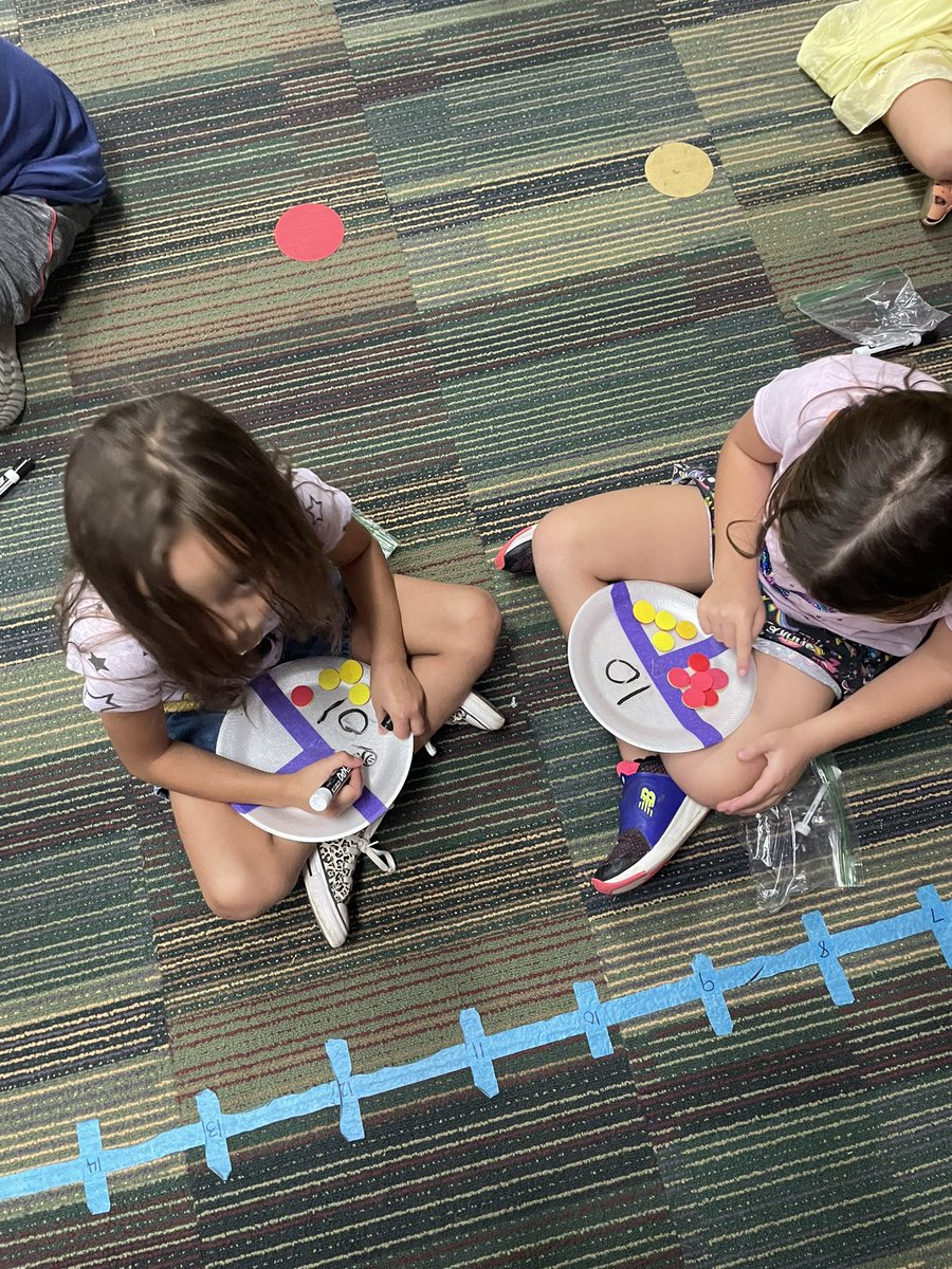 It is so fun to hear their conversations about numbers as we work on composing numbers!