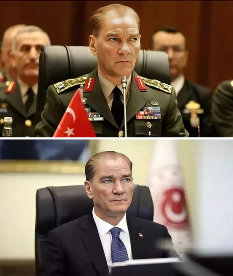 Saygı sevgi büyük bir özlemle ve Rahmetle 😢
Sen bize bu cennet vatanı bıraktın Allah c.c de seni cennetine alsın inşallah  ATAM 😢
#10Kasım1938