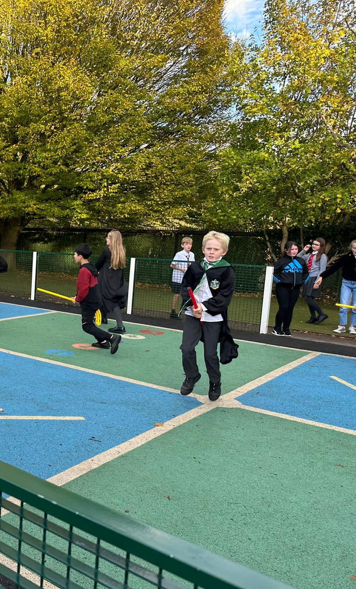 WarleyPrimary's tweet photo. What a magical day of learning and fun we’ve had celebrating 25 years of Harry Potter. @jk_rowling @BloomsburyBooks https://t.co/6Osx5M8kZy