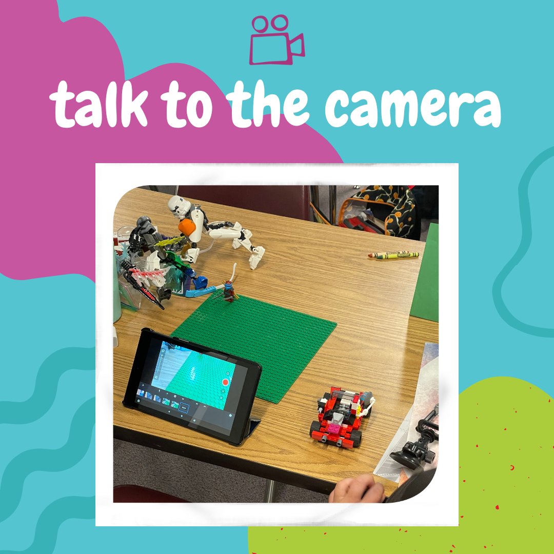 talkto_camera's tweet photo. With Talk to the Camera, students will experiment with a variety of technical tools, such as computers, editing software, video cameras, audio equipment, and lighting! https://t.co/GGrfwHilBJ