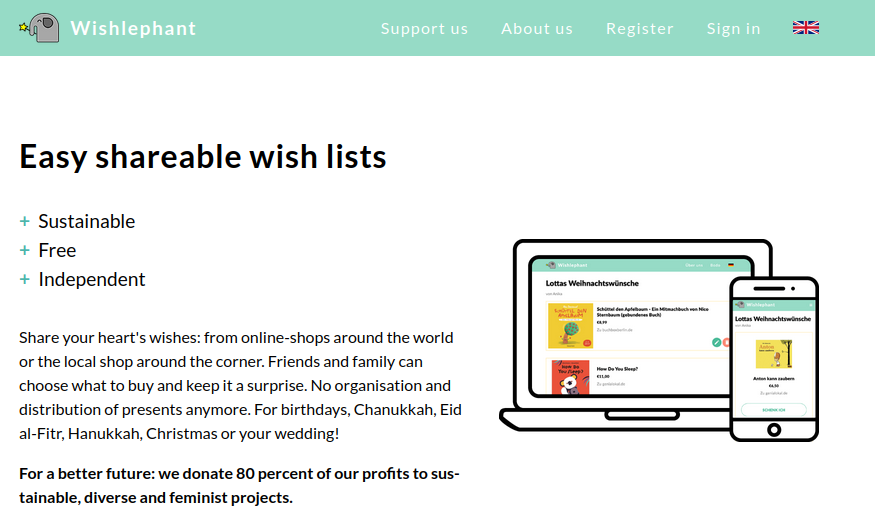 ramenos's tweet photo. A quick reminder if you want to create a simple but efficient gift wishlist: https://t.co/81AYbwt6GF

No tracker, nice and simple layout, register in 30 secs. I have been using it for a few years and it does the job perfectly

#wishlephant #list #Gift #privacy https://t.co/xKiqD527sn