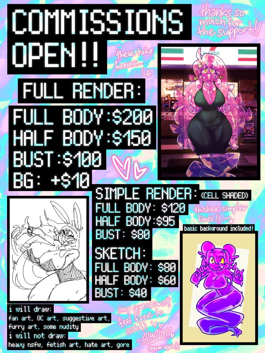 slushy! 💀 ( COMMISSIONS OPEN! ) tweet media