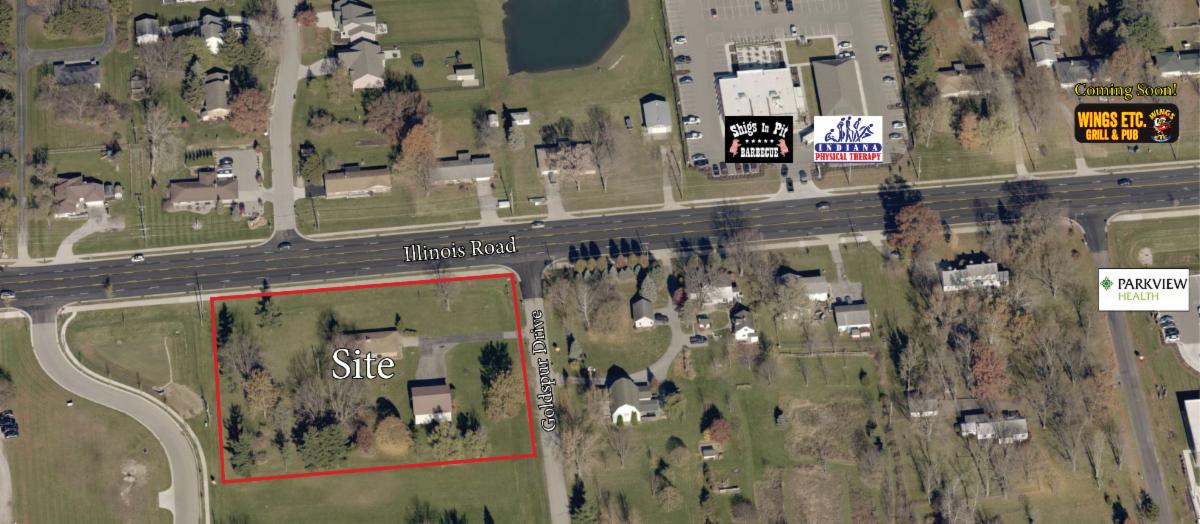 Rezoned Land For Sale!
◾ 2.21 AC
◾ Commercial corner lot on popular Illinois Rd retail corridor
◾ Motivated seller!

Interested? Contact Rachel Romary at 260.341.0230 or rromary@naihb.com today!
bit.ly/3Toxvuv
