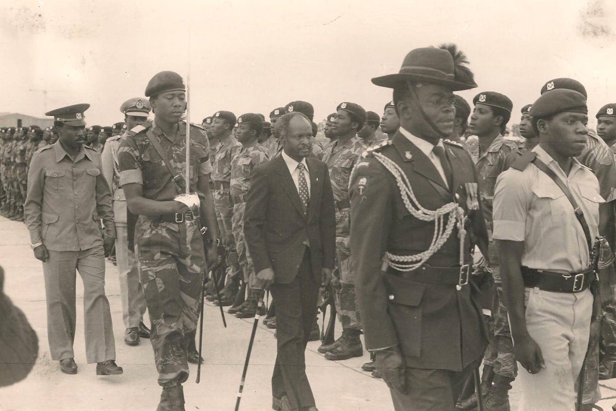 BantuPower's tweet photo. REST IN POWER

Canaan Sodindo Banana (5 March 1936 – 10 November 2003) was a Zimbabwean Methodist minister, theologian, and politician who served as the first President of Zimbabwe from 1980 to 1987. He was Zimbabwe's first head of state after the Lancaster House Agreement https://t.co/JMDWaIoAlC