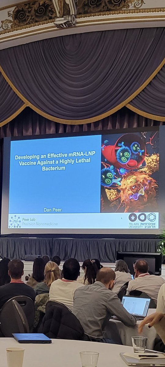 Presenting some of our new findings on the new frontier of developing mRNA-LNP vaccines against bacterial pathogens at the 10th international mRNA  conference #mRNA2022