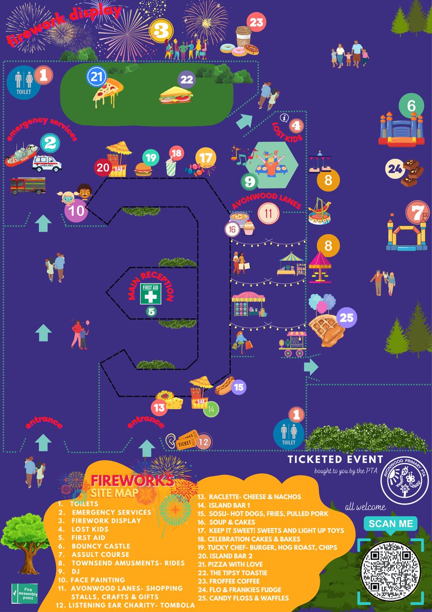 Amazing to see so many fantastic stalls, rides &amp; food options at our fireworks display event! Just three sleeps to go! Tickets available at the link below: eventbrite.com/e/385802364257