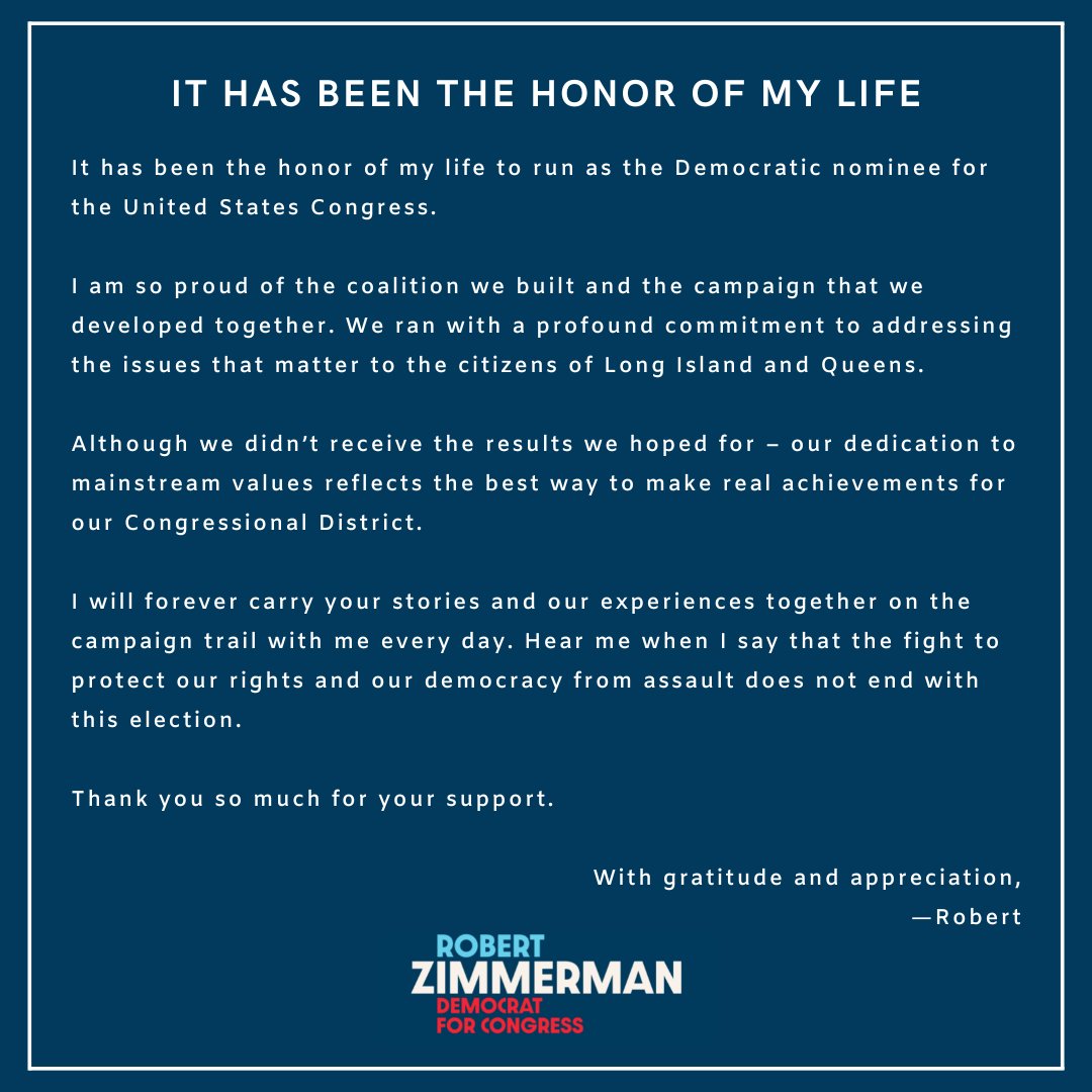 Robert Zimmerman for Congress (@zimmermanforny) on Twitter photo 
