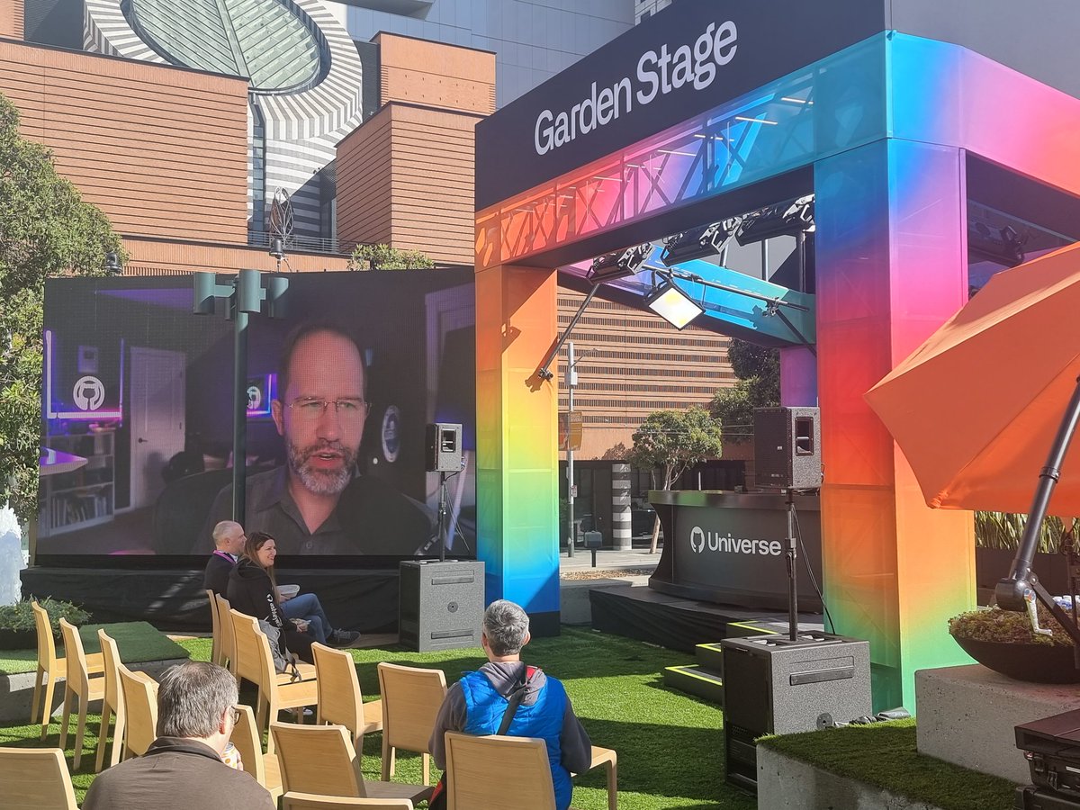 Josh Boys (@aneki) on Twitter photo While chilling between #GitHubUniverse sessions I got to watch <a href="/shanselman/">Scott Hanselman 🌮</a> streaming in talking about cool #dotNET7 features being announced at #dotNETConf While chilling between #GitHubUniverse sessions I got to watch <a href="/shanselman/">Scott Hanselman 🌮</a> streaming in talking about cool #dotNET7 features being announced at #dotNETConf